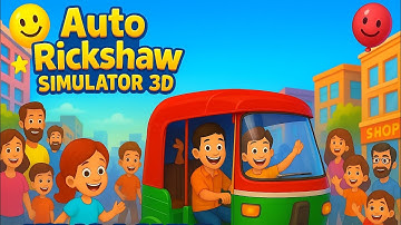 Tuk Tuk Auto Rickshaw Driving Simulator - Village Road Gameplay