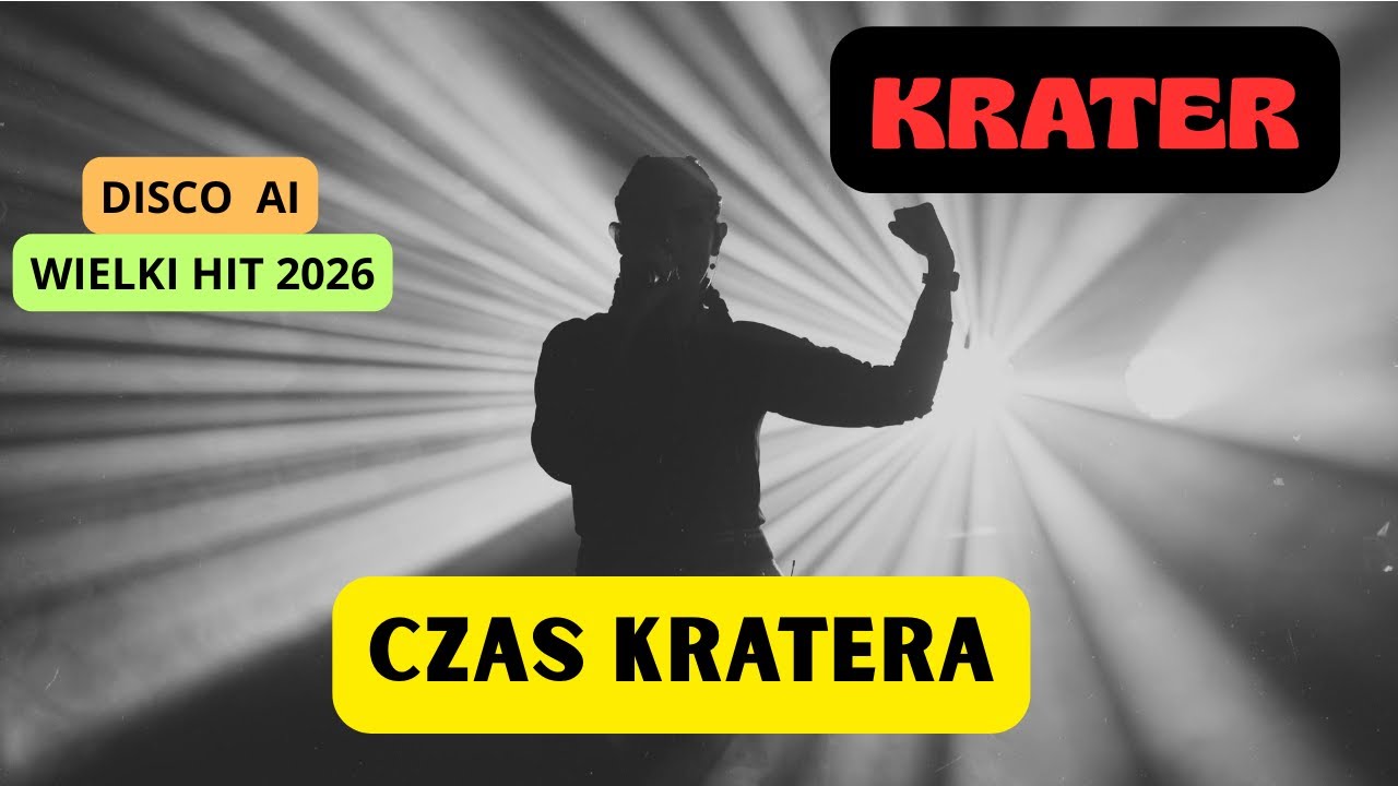 KRATER – Czas Kratera (Official Video) | Disco AI Rock Synth Pop | HIT 2026