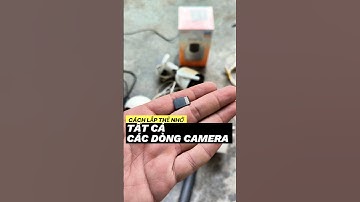 Cách lắp thẻ nhớ cho tất cả các dòng CAMERA WIFI #camera #cctv #howto #tips