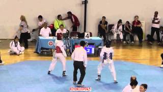 52kg Oznur Guven vs Eda Nur Aslan (Turkish Junior TKD Championships 2015)