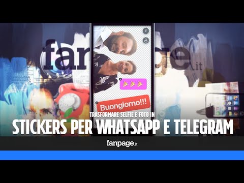 Trasformare selfie e foto in stickers per WhatsApp e Telegram