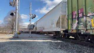 NS 4444 AC44C6M leads NS 27Z by Limestone St- Springfield, OH