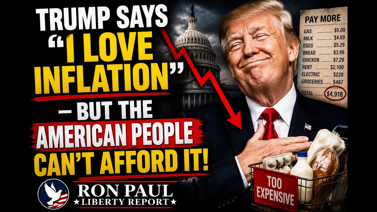 Trump Says “I Love Inflation” — But The American People Can't Afford It!