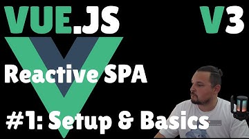 Vue.js version 3 application. Setup and Basics. Part 1.