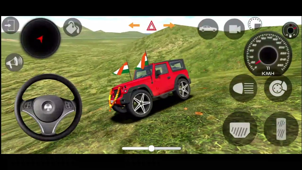 Dollar Song 🚘 Modified Black Thar ❤ | Indian Car Simulator 3D Gameplay | Realistic Driving 2025