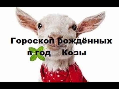Гороскоп рождённых в год Козы !