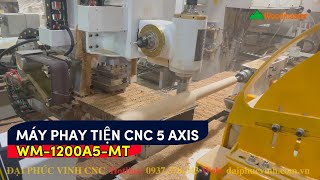 Máy Phay Tiện CNC Woodmaster WM-1200A5-MT, nạp phôi tự động giá tốt