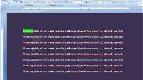 Microsoft Word 2007   Lesson19  Drop cap And  Page color