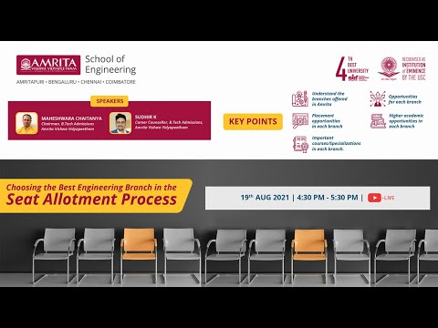 Choosing the Best Engineering Branch in Amrita Seat Allotment Process (CSAP 2021)