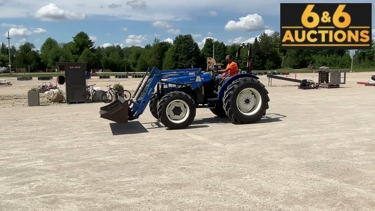 New Holland Workmaster 75 Tractor And Loader