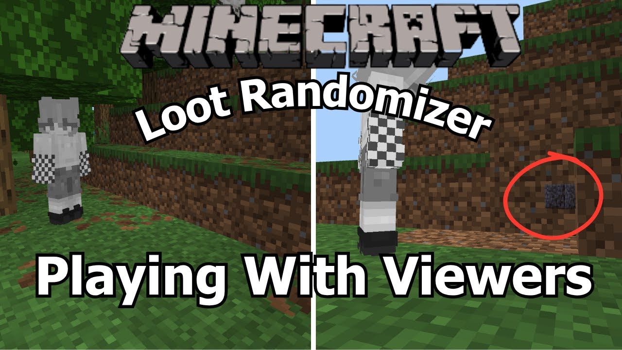Playing Minecraft Bedrock Edition With Viewers! Loot Randomizer! - YouTube