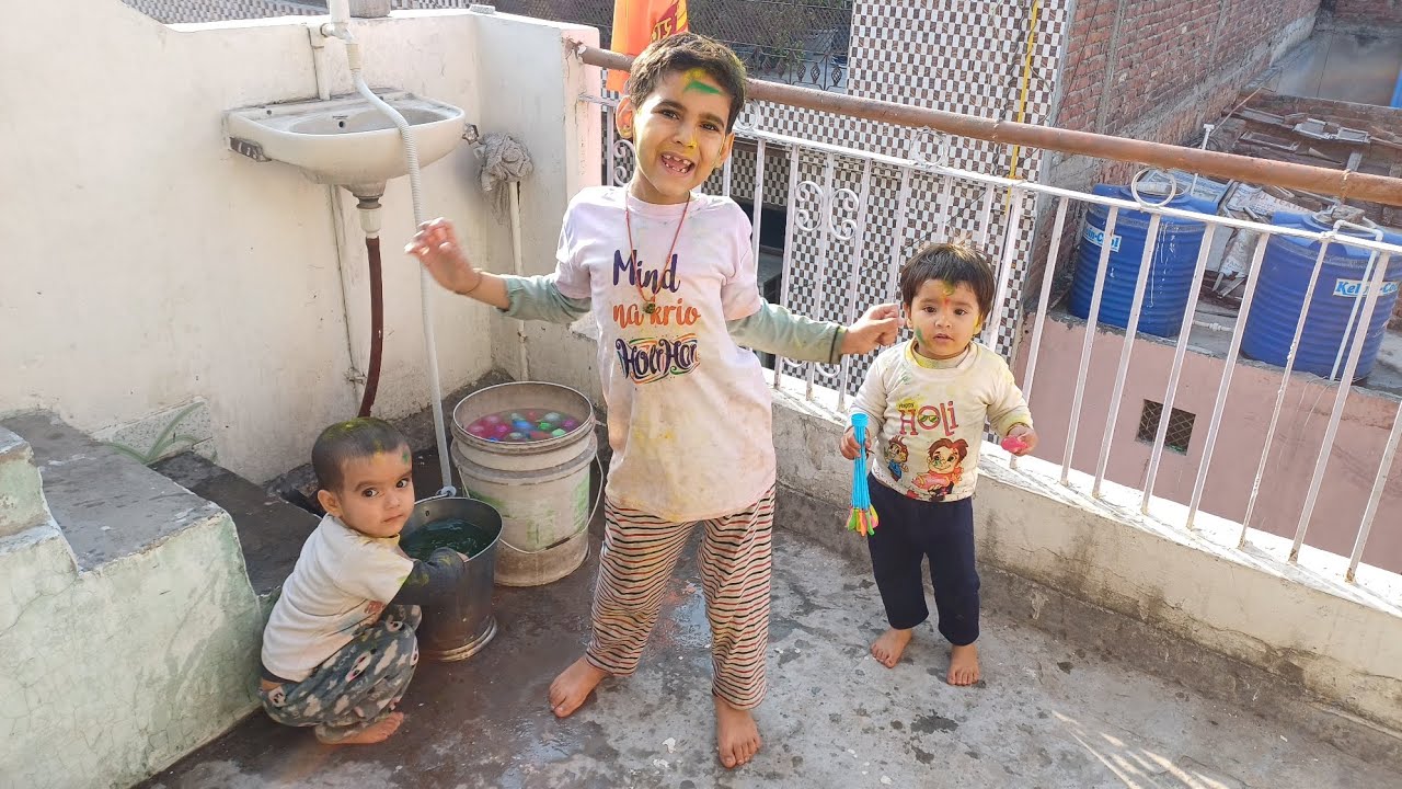 Aaj holi kheli or ye ho gya bhot jyada