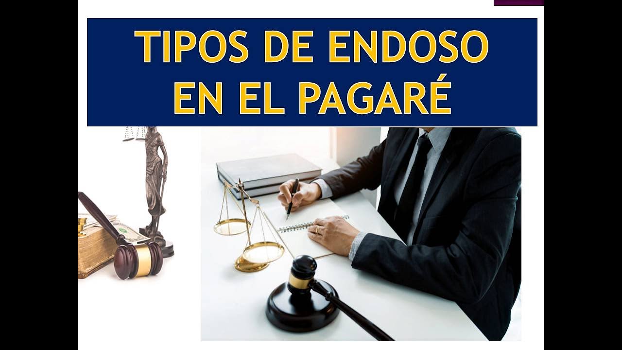 TIPOS DE ENDOSO EN EL PAGARÉ - YouTube