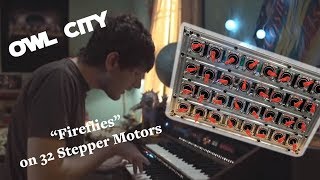 'Fireflies' (Owl City) - Played on 24 Stepper Motors