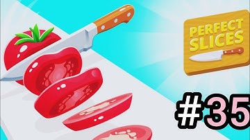 perfect slices live gameplay 🍎 🍏 🥒🍈 🔪  part 35 #shorts #live #shortsfeed