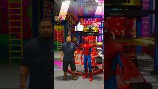 GTA V : SPIDER-MAN MODIFIED HIS BROKEN CAR IN GTA 5 ! #shorts #viral #gta #gta5