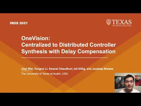 OneVision: Centralized to distributed controller synthesis with delay compensation (IROS 2021 Talk)