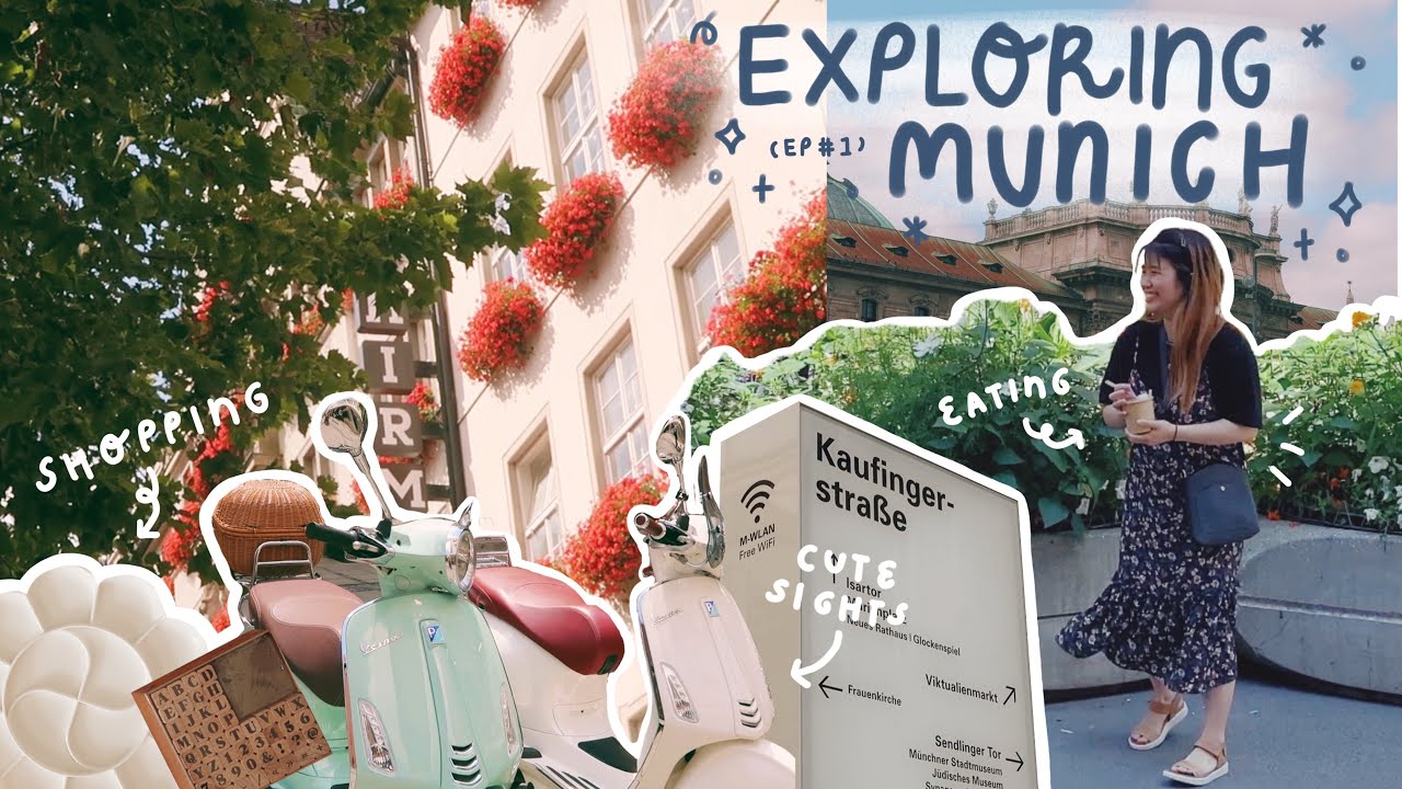 Shopping & exploring sights in Munich city centre