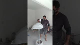CB300 repintura part 2. aplicação de Wash primer e Primer. #motos #oficina #grau