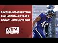 Ravens linebacker Teddy Buchanan talks Year 2 growth, defensive role