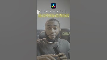 Cinematic saturation on davinci resolve using HSV #colorgrading #davinciresolve