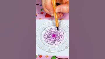 SO RELAXING SPIROGRAPH PATTERN #art #spirograph #colors #colorful #satisfying #hypnotic #creative
