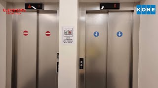 2 2013 Kone Monospace MRL traction elevators w/D20@Venezia Santa Lucia Railway Station, Venice,Italy
