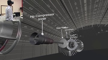 Product Visualization in Virtual Reality - Jet Engine