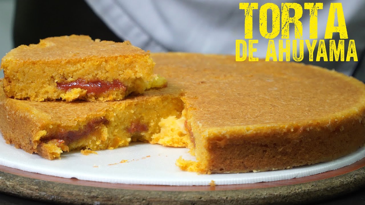 Deliciosa Torta de ahuyama o Pai de auyama con queso y bocadillo