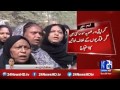 Karachi  women protest against arrests in rizvia society