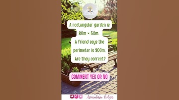 Is the Garden’s Perimeter Really 300m? 🌿 | IB Maths | IGCSE | IB MYP | IB PYP | Maths Challenge