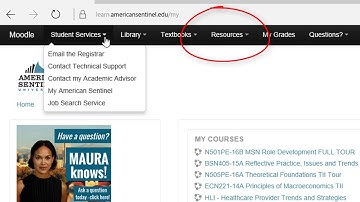 General Moodle Navigation