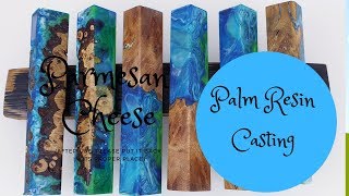 Royal Palm Resin casting (no degassing). @Highlandboxes