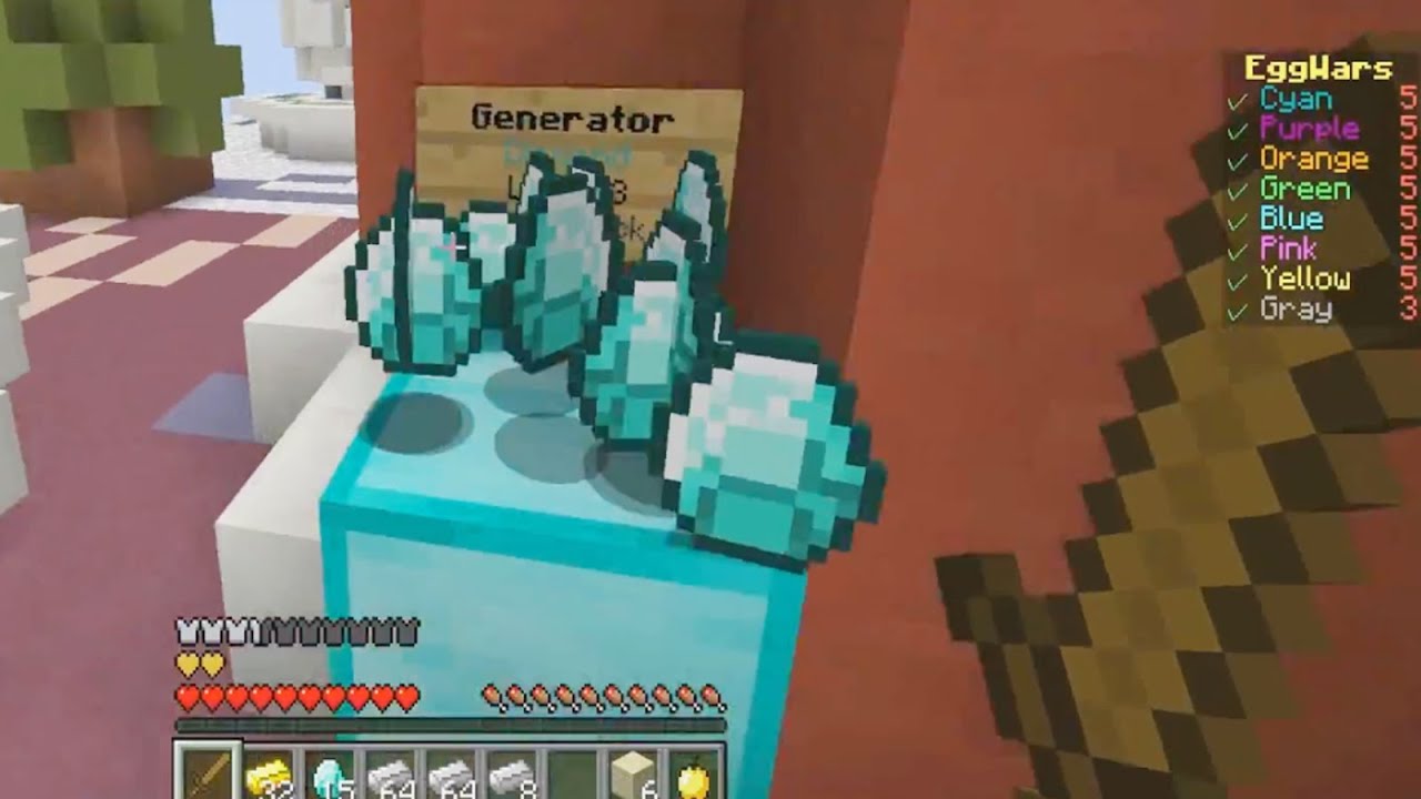 INCREIBLE!! TENGO 50 DIAMANTES!! - Egg Wars Minecraft