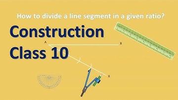 How to Divide a line segment in a Given ratio Method | Class 10 (Animation)