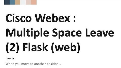 Cisco Webex Teams (2) web using python flask