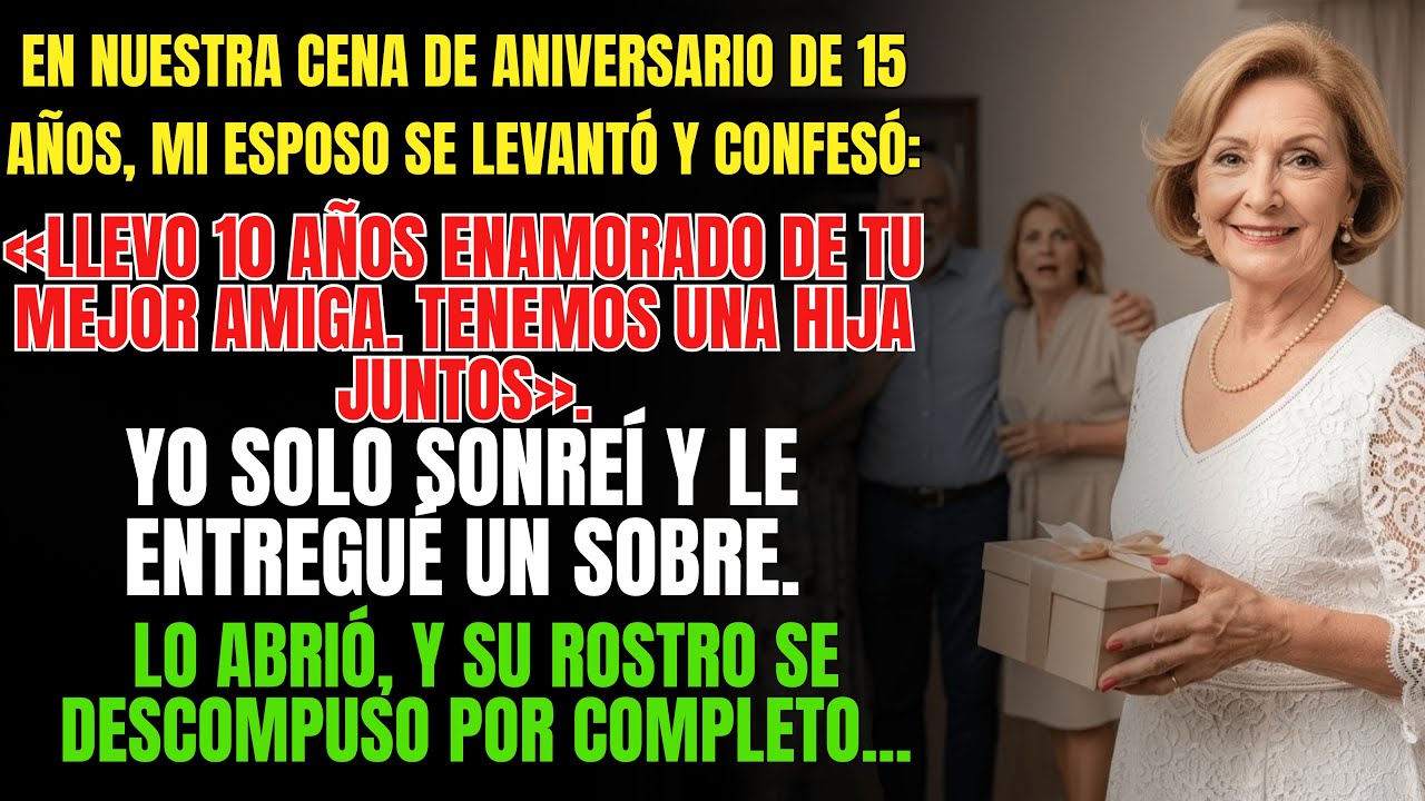 En Nuestra Cena De Aniversario Mi Esposo Confesó Su Amor Por Mi Mejor Amiga De 10 Años Yo Sonreí ...