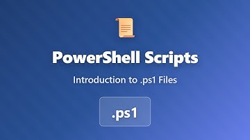PowerShell-scripts-zelfstudie: .ps1-bestanden maken en uitvoeren voor beginners