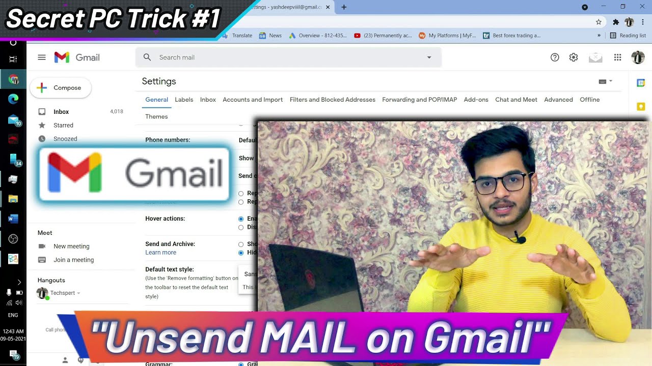 How to Unsend Mail in Gmail 2021 | Secret Gmail Trick | What's App like