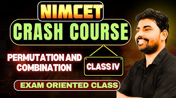 NIMCET 2025 Permutation and Combination Crash Course | Previous Year Question | NIMCET COACHING