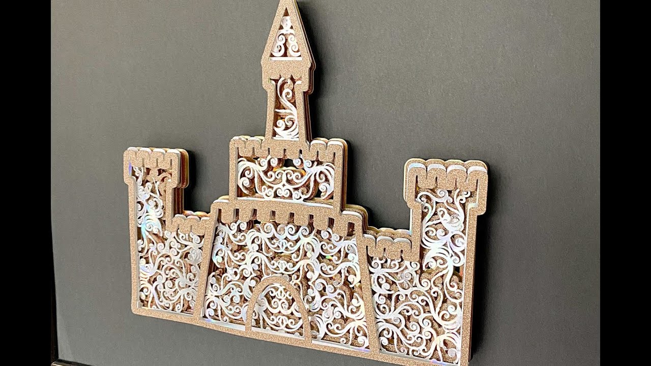 Download How To Make Multilayered 3d Castle With Svg And Cricut Youtube