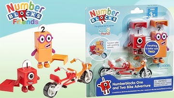 Numberblocks – Compilation Unboxing Numberblocks One And Two Bike Adventure! Satisfying ASMR Video