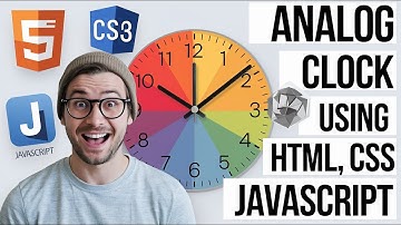 How to Create an Analog Clock Using HTML, CSS, and JavaScript | Beginner Tutorial