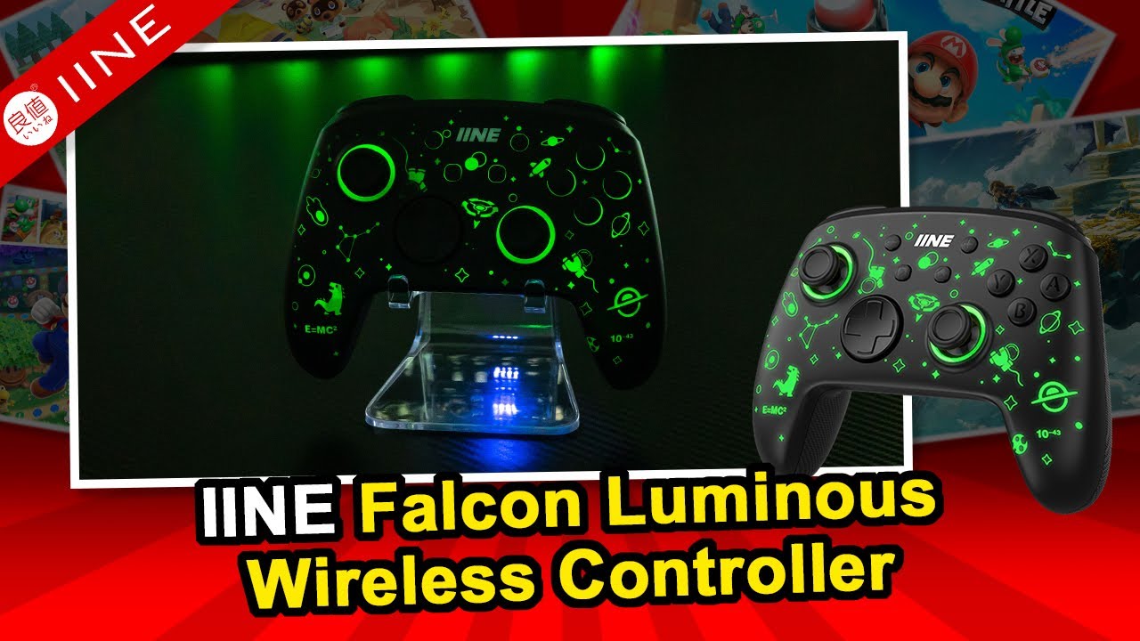 IINE Falcon Luminous Wireless Controller🎮 - YouTube