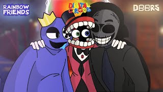 The Alliance Between Digital Circus Com Doors And Rainbow Friends Animation Multiverse Series