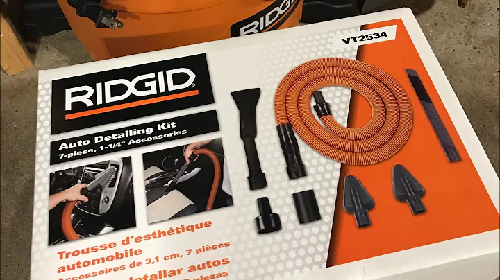 Aggiornamento economico Shop Vac! Recensione del kit per la pulizia auto Ridgid