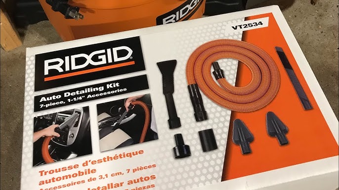 1-7/8 In. X 10 Ft. Pro-Grade Locking Vacuum Hose Kit For RIDGID Wet/Dry Shop  Vacuums 