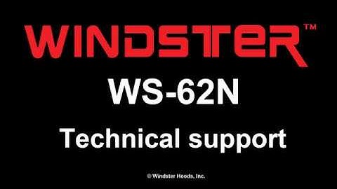 Windster Range Hood - WS-62N - How to replace an ic board