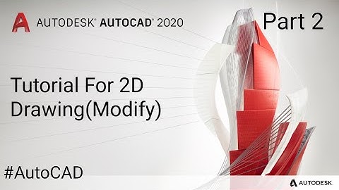 AutoCAD Modify Toolbar Explain with Example |AutoCAD Basic Tutorial | Complete AutoCAD(2D)|Part-2 |