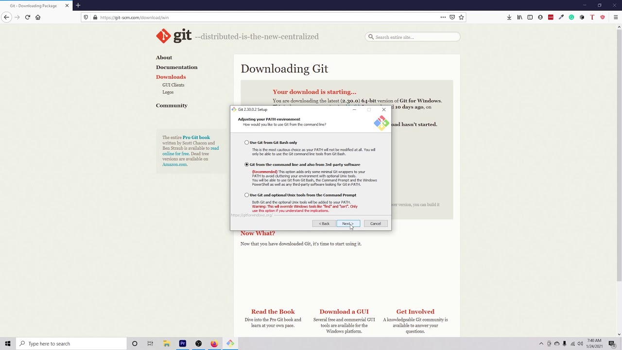 Installing Git on Windows - YouTube
